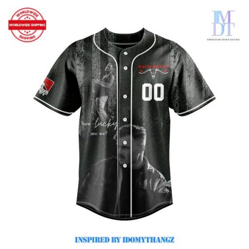 Zach Bryan How Lucky Are We Customize Baseball Jersey