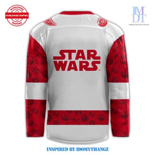 2024 Detroit Red Wings x Star Wars Night Hockey Jersey