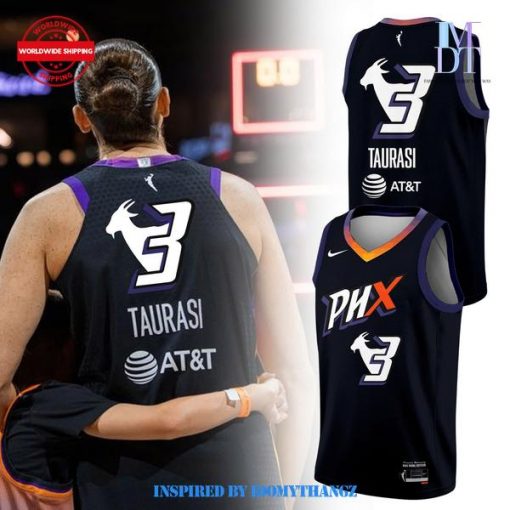 2024 Unisex Diana Taurasi Black Phoenix Mercury Jersey