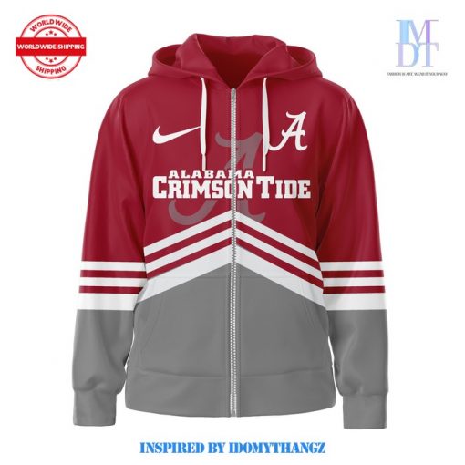 Alabama Crimson Tide The Tide Will Roll Zipper Hoodie