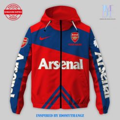 Arsenal Custom Name Windbreaker Outdoor Jacket