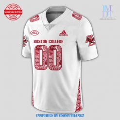 Boston College Red Bandanna Uniform Football Jersey