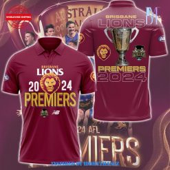 Brisbane Lions AFL 2024 Champions Polo Shirt