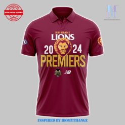 Brisbane Lions AFL 2024 Champions Polo Shirt