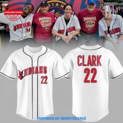 Caitlin Clark Indians Clark 22 Baseball jersey