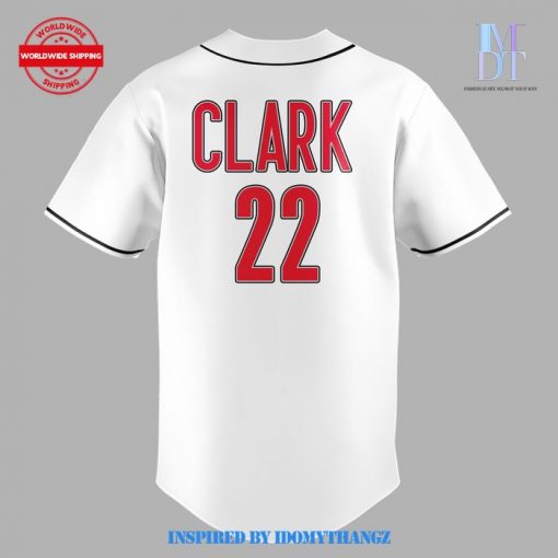 Caitlin Clark Indians Clark 22 Baseball Jersey