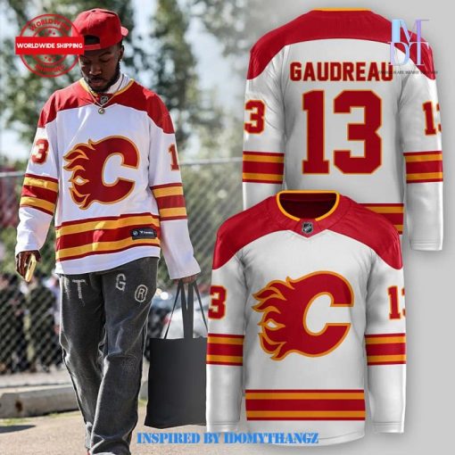 Calgary Flames Gaudreau 13 Limited Edition Hockey Jersey