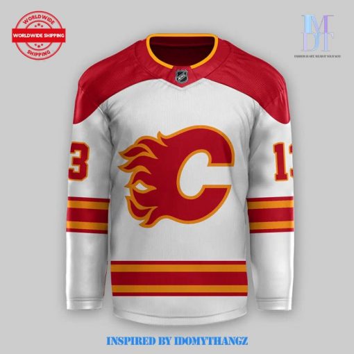 Calgary Flames Gaudreau 13 Limited Edition Hockey Jersey