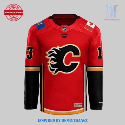 Calgary Flames RIP Gaudreau 13 Hockey Jersey