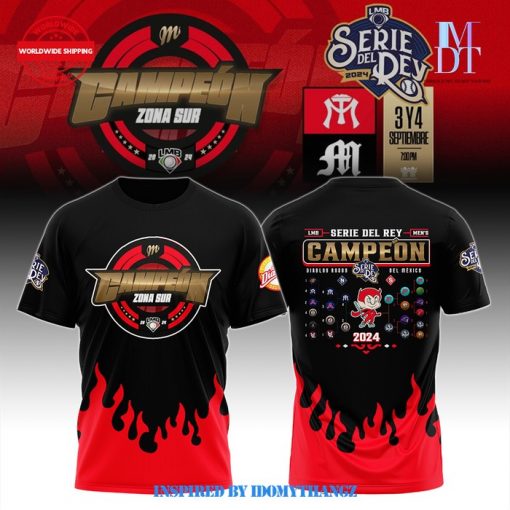 Campeon 2024 Diablos Rojos del Mexico Limited Edition T-Shirt