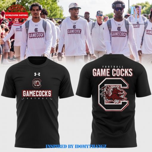 Carolina Gamecocks Football Black Tee Shirt