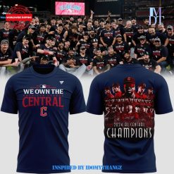 Cleveland Guardians AL Central Champions 2024 Limited Edition T-Shirt