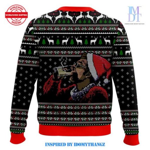 Cosmo Kramer Seinfeld Here’s To Feeling Merry All The Time Sweater