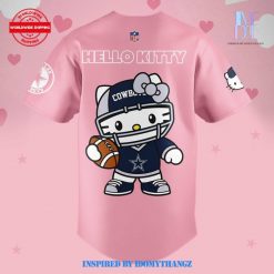 Dallas Cowboys Hello Kitty 2024 Pink Baseball Jersey