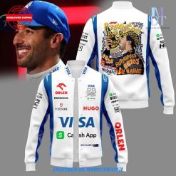 Daniel Ricciardo Formula 1 Enjoy the butterflies Baseball Jacket