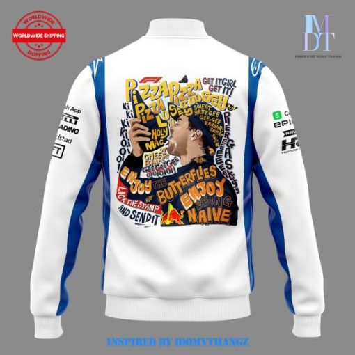 Daniel Ricciardo Formula 1 Enjoy the butterflies Baseball Jacket