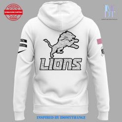 Detroit Lions 2024 Salute to Service White Hoodie