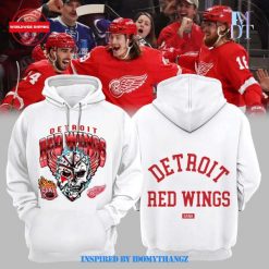 Detroit Red Wings x Sana 2024 White Hoodie