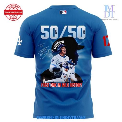 Dodgers x SHOHEI OHTANI First One In History Shirt