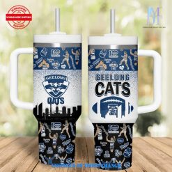 Geelong Cats Go Cats Limited 40 Oz Handle Tumbler