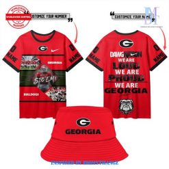 Georgia Bulldogs Dawg Nation Oversize Shirt With Bucket Hat