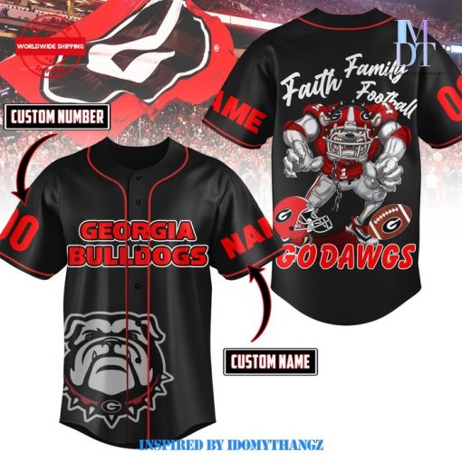 Georgia Bulldogs Faithful Dawgs Baseball Jersey