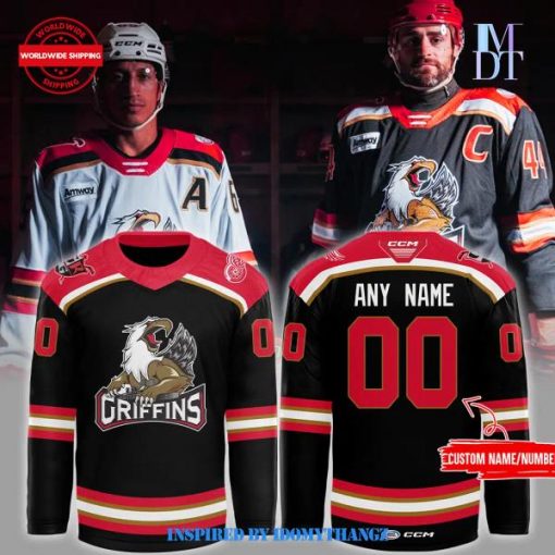 Grand Rapids Griffins CCM Premier Black Hockey Jersey