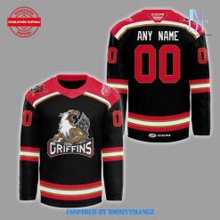 Grand Rapids Griffins CCM Premier Black Hockey Jersey