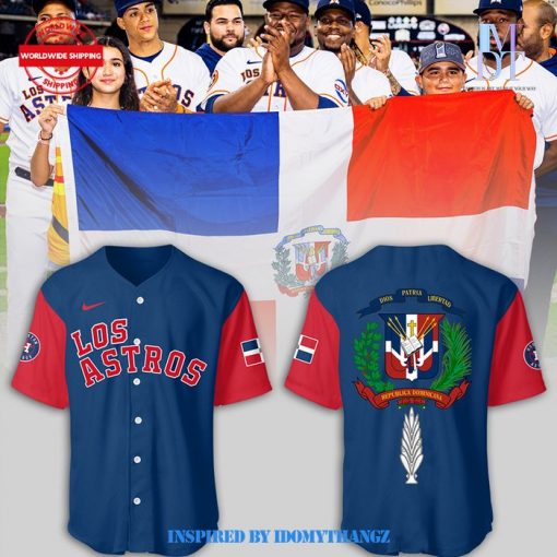 Houston Astros 2024 Limited Astros Dominican Heritage Baseball Jersey