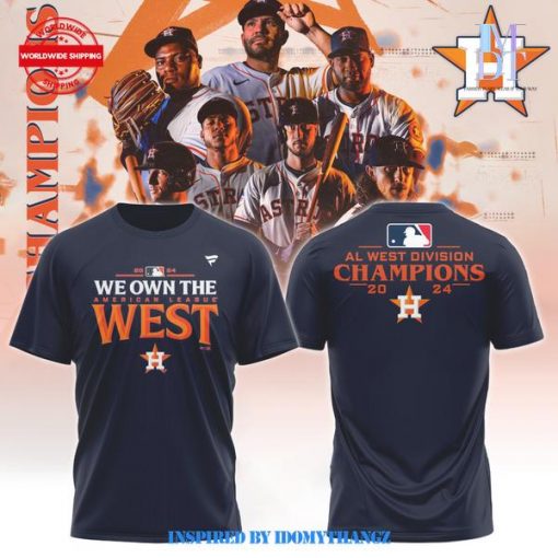 Houston Astros AL West Division Champions 2024 Limited T-Shirt