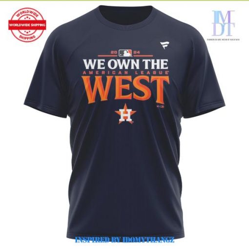 Houston Astros AL West Division Champions 2024 Limited T-Shirt