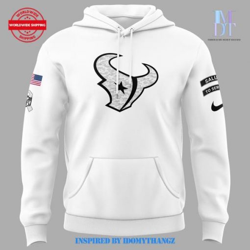 Houston Texans 2024 Salute to Service White Hoodie