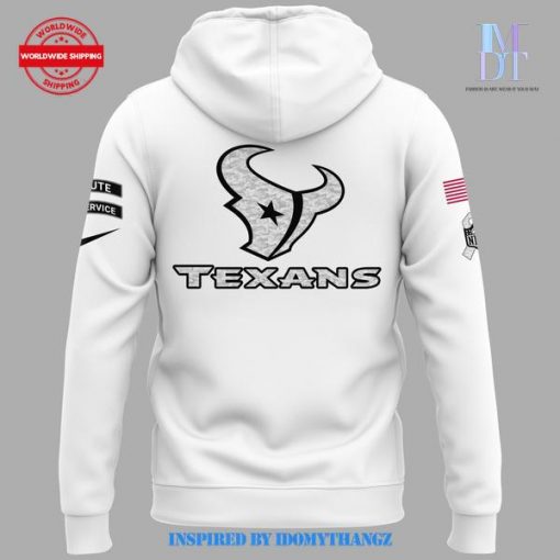 Houston Texans 2024 Salute to Service White Hoodie