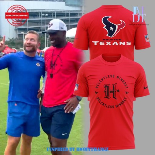 Houston Texans Relentless Mindset 2024 Red T-Shirt