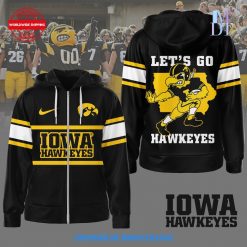 Iowa Hawkeyes Let's Go Hawkeyes New Zipper Hoodie