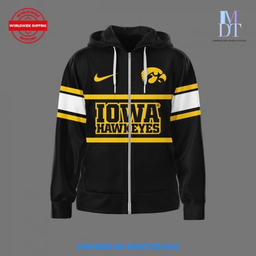 Iowa Hawkeyes Let’s Go Hawkeyes New Zipper Hoodie