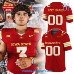 Iowa State Newest Version Red Football Jersey