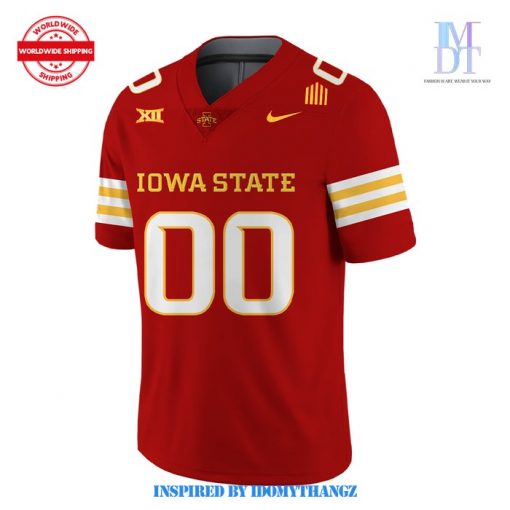 Iowa State Newest Version Red Football Jersey