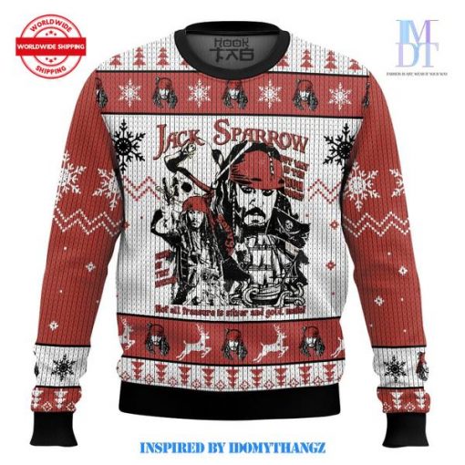 Jack Sparrow Pirates of the Caribbean Ugly Sweater