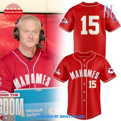 Kansas City Chiefs Mahomes Baseball Jersey