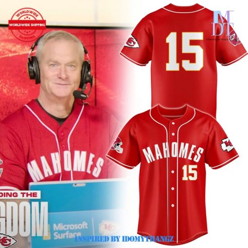 Kansas City Chiefs Mahomes Baseball Jersey