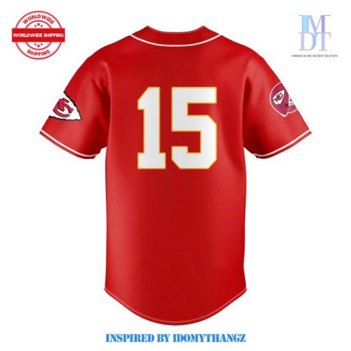 Kansas City Chiefs Mahomes Baseball Jersey