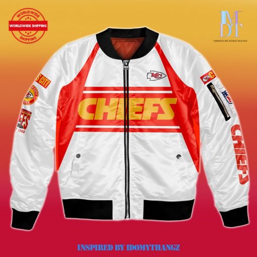 Kansas City Chiefs Team Official Custom Bomber Jacket