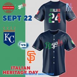 Kansas City Royals 2024 Italian Heritage Day Limited Jersey