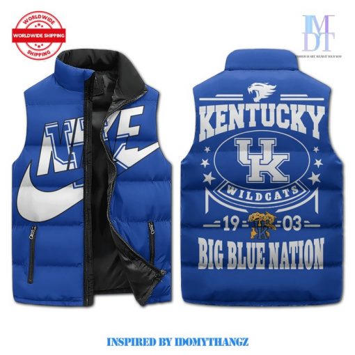 Kentucky Wildcats Big Blue Sleeveless Puffer Jacket