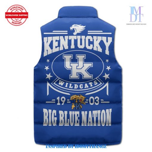 Kentucky Wildcats Big Blue Sleeveless Puffer Jacket