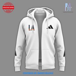 LA Galaxy x Adidas New Edition 2024 Zip Hoodie