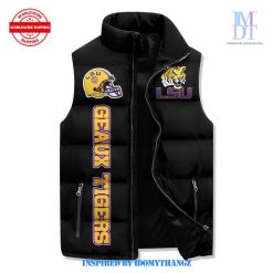 LSU Tigers Special Edition For Fan Sleeveless Puffer Jacket