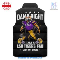 LSU Tigers Special Edition For Fan Sleeveless Puffer Jacket