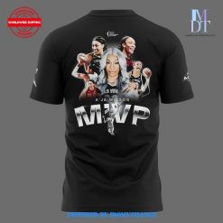 Las Vegas Aces A'ja Wilson MVP Limited Edition 2024 Black T-Shirt